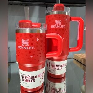 ONLY 1 LEFT in RED 20oz!! Stanley Pink and Red Heart..Valentines limited.